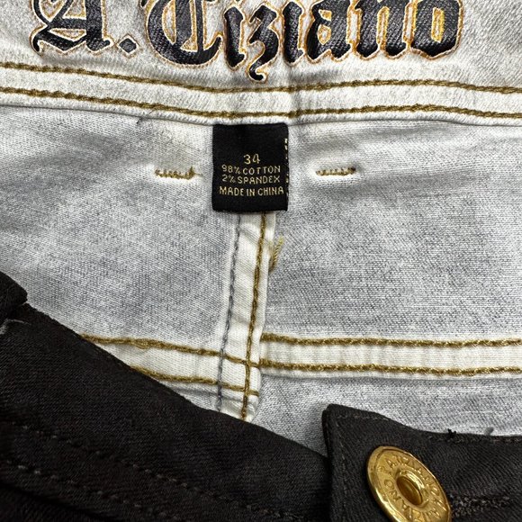 A. Tiziano Windsor Straight Fit Jeans (34) - Picture 7 of 11